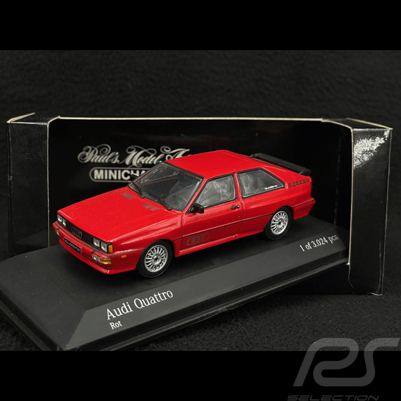 Audi Quattro 1981 Red 1/43 Minichamps 430019420