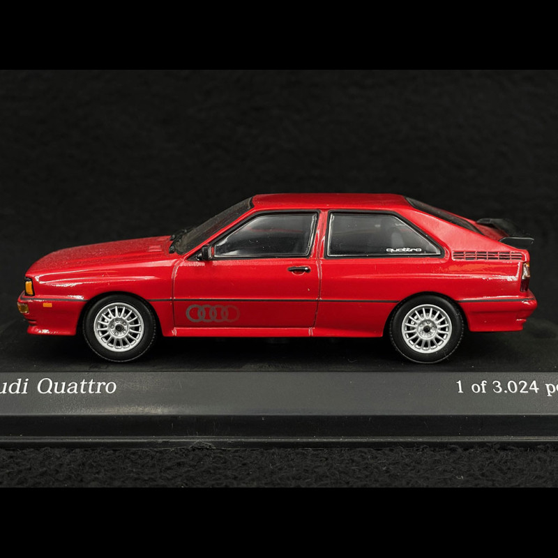 Audi Quattro 1981 Red 1/43 Minichamps 430019420