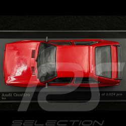 Audi Quattro 1981 Rouge 1/43 Minichamps 430019420