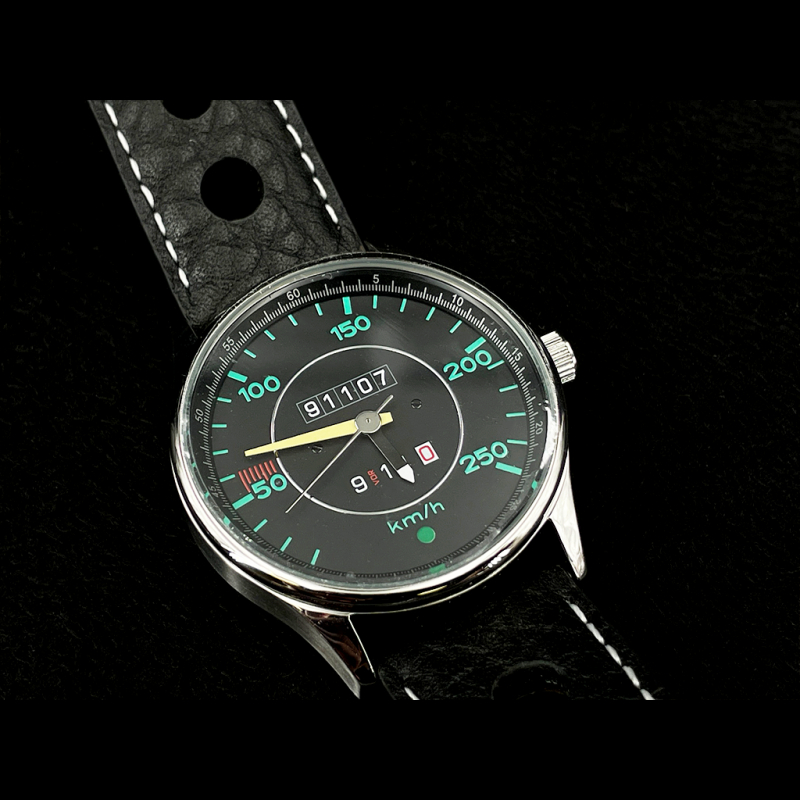 Autocollants gros chiffres verts sur noir - 34861