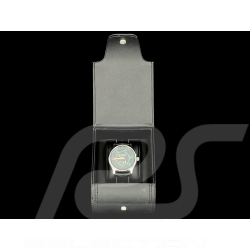 Montre automatique compteur de vitesse Porsche 911 250 km/h boitier coussin noir / fond noir / chiffres verts