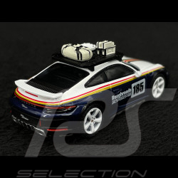 Porsche 911 Dakar Typ 922 2023 Roughroads Enzianblau / Weiß 1/64 Mini GT MGT00805-L