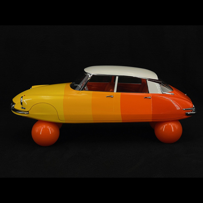 Citroën DS 19 1959 on Balloons Orange / Yellow 1/12 Norev 121581
