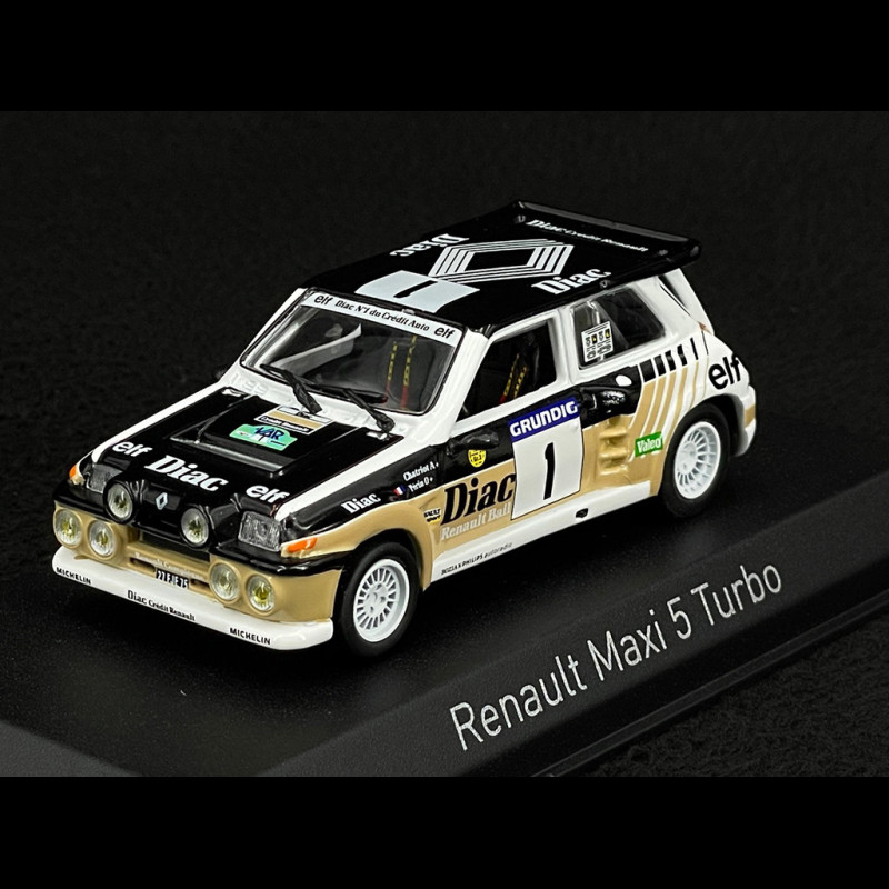 1:43 NOREV Renault R5 Maxi Turbo #1 Winner Rally Du Var 1986 NV510621 MMC
