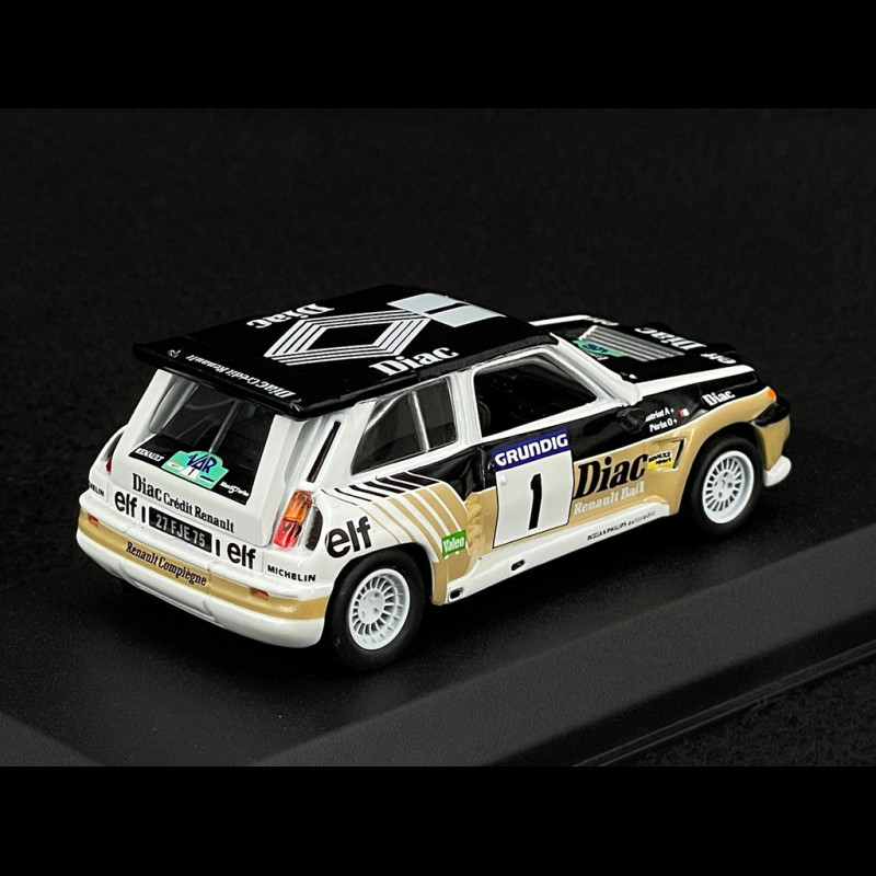 1:43 NOREV Renault R5 Maxi Turbo #1 Winner Rally Du Var 1986 1:43 NOREV Renault R5 Maxi Turbo #1 Winner Rally Du Var 1986