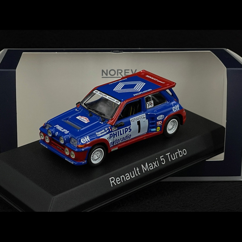 Norev 1/43 - Renault 5 Maxi Turbo N°4 Rallye Australie 1986 - C. Sainz