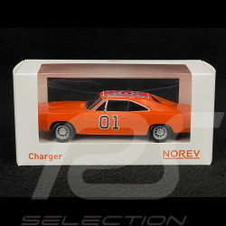 Dodge Charger 1969 Général Lee Orange 1/43 Norev Jet-Car 950003