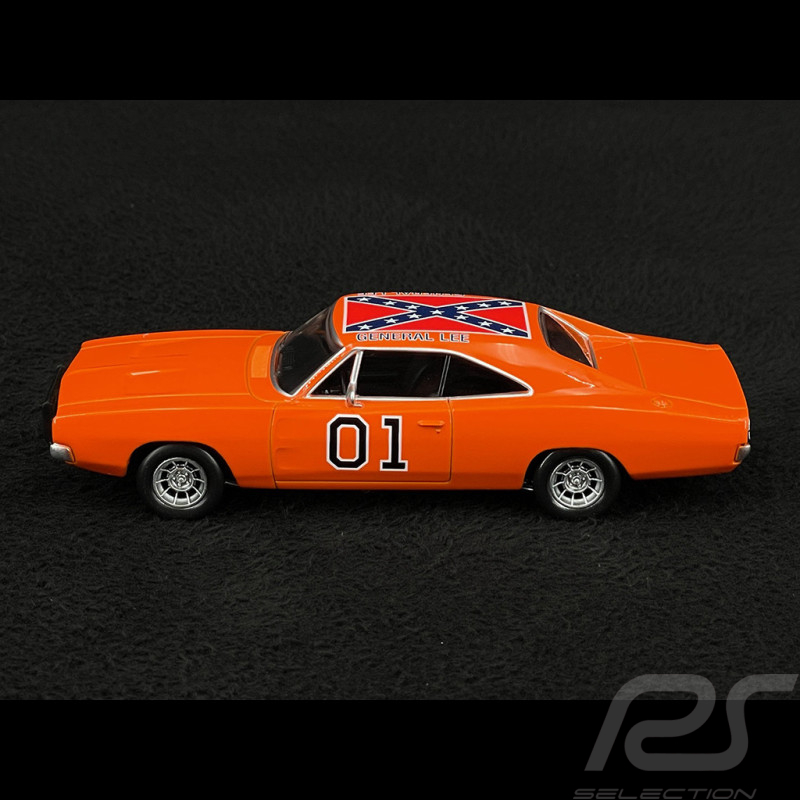 Dodge Charger 1969 Général Lee Orange 1/43 Norev Jet-Car 950003