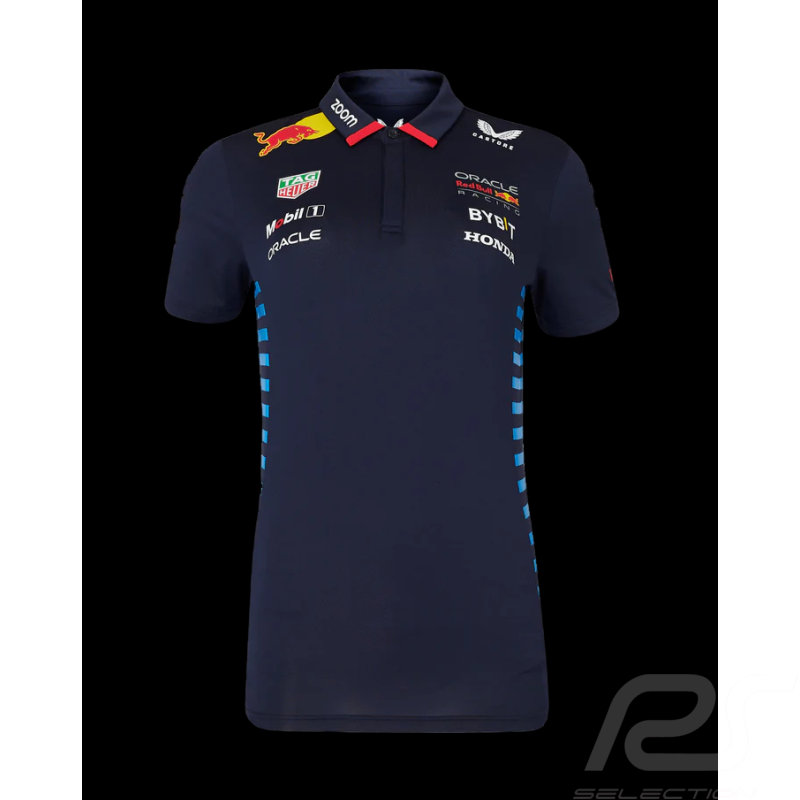 Red Bull Polo-shirt F1 Team Verstappen Navy Blue TF5288-190 - women