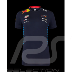 T-shirt Red Bull Racing F1 Verstappen Bleu Marine TF5289-190 - femme