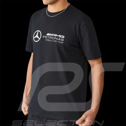 T-shirt Mercedes Günstige AMG Petronas F1 Team Russell Schwarz 701227037-001 - herren