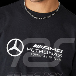 T-shirt Mercedes Günstige AMG Petronas F1 Team Russell Schwarz 701227037-001 - herren