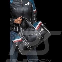 Sport Bag Leather Alpine A424 Navy Blue 27682-1000