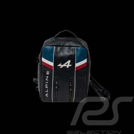 Alpine Rucksack Leder Marineblau 27683-1000