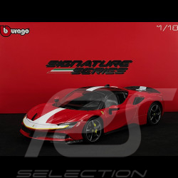 Ferrari SF90 Stradale Hybrid 2019 Rouge Corsa 1/18 Bburago Signature 16911