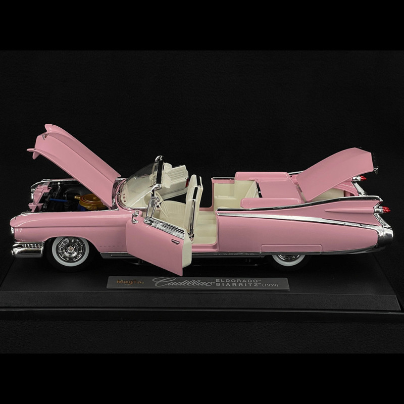 Maisto 1:18 Cadillac Eldorado Biarritz Année 1959 rose 36813 modèle