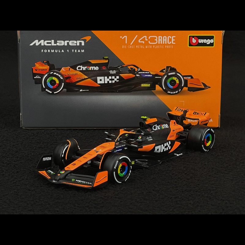 McLaren MCL38 #81 Bburago 1:43 - Edizione Limitata Miami 2024, Nuovo In Scatola - Foto 4