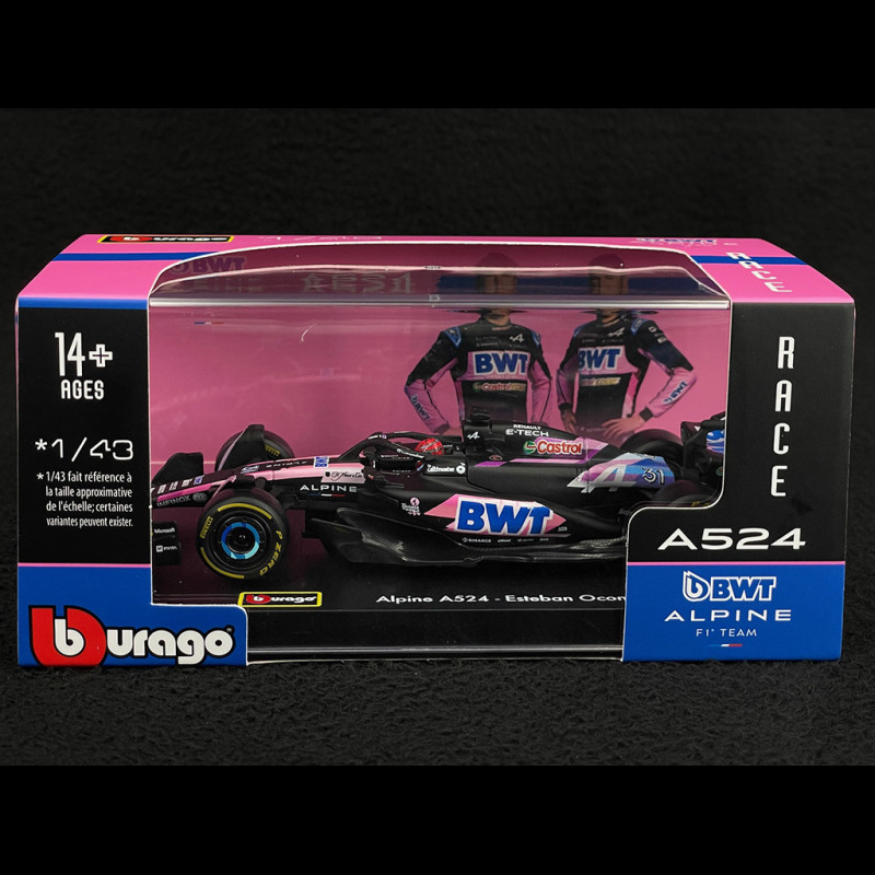 Bburago - Alpine A524 F1 Grand Prix Du Japon 2024 #31 Ocon - Modèle Réduit Métal 1/43 - Officiel Et Détail Réaliste - 6