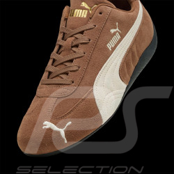 Chaussure Speedcat Puma Sport Sneaker Marron / Blanc 398846-31