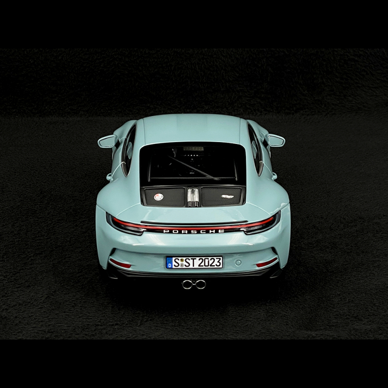 Porsche 911 S/T Norev 1/18, Bleu Meissen, 2023, Modèle Résine Et Métal, Neuf