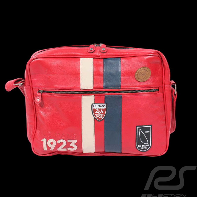 24h Le Mans Umhängetasche Racingrot Leder - Raoul 4 27269-0282