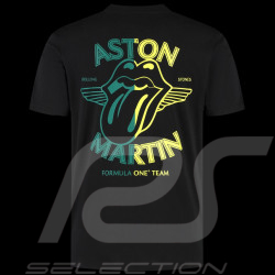 Aston Martin F1 x Rolling Stones Herren T-Shirt Schwarz 701235917001