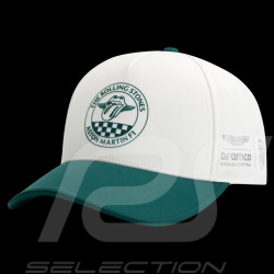 Aston Martin Hat F1 2025 x The Rolling Stones Alonso White/Green – 701235917002