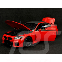 BMW M2 G87 2023 Rot Metallic 1:18 Minichamps 110023120