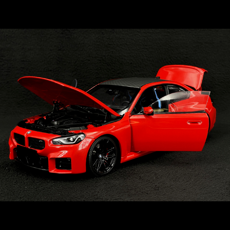 BMW M2 G87 2023 Red Metallic 1:18 Minichamps 110023120