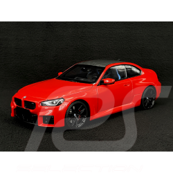 BMW M2 G87 2023 Rouge Métallisé 1/18 Minichamps 110023120