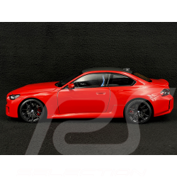 BMW M2 G87 2023 Rouge Métallisé 1/18 Minichamps 110023120