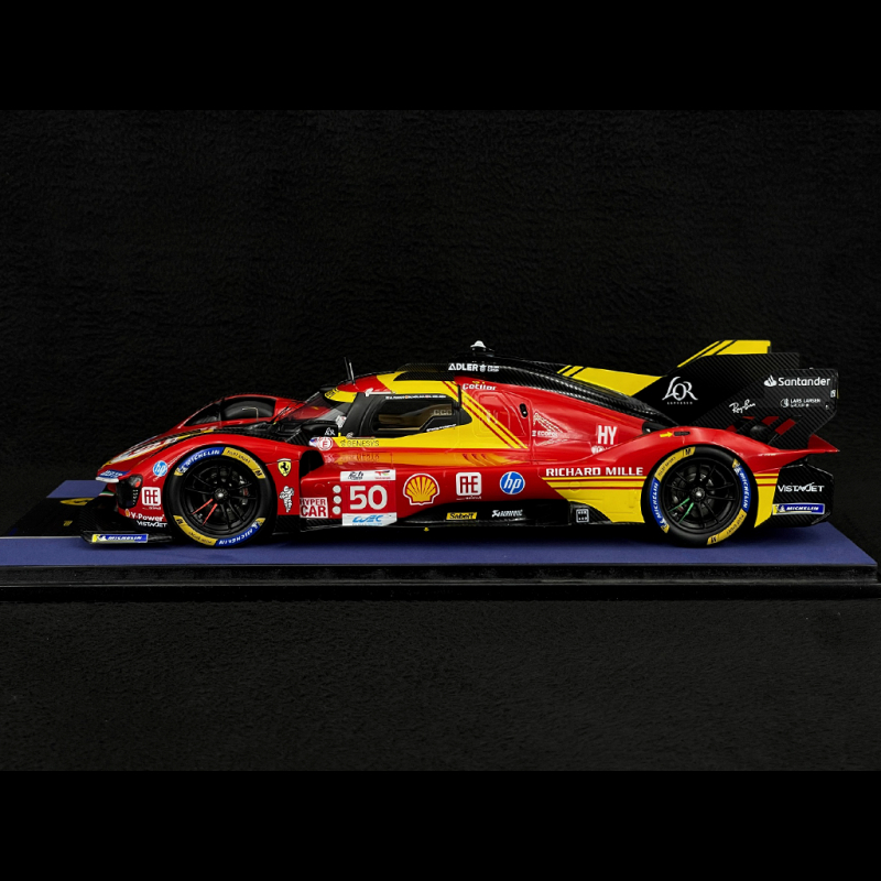 Ferrari 499P N°50 Vainqueur 24H Le Mans 2024 - Looksmart 1/18 - Rouge