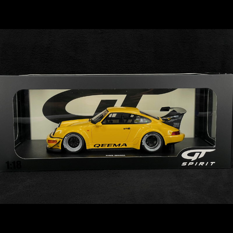 Porsche 911 RWB Qeema Type 964 2024 Yellow 1/18 GT Spirit GT492