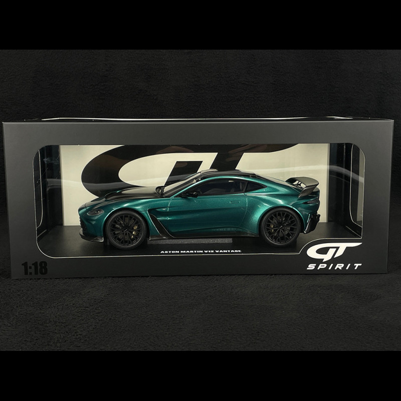 ASTON MARTIN V12 VANTAGE RACING GREEN 2023 GT SPIRIT GT922 1:18 LHD VERT