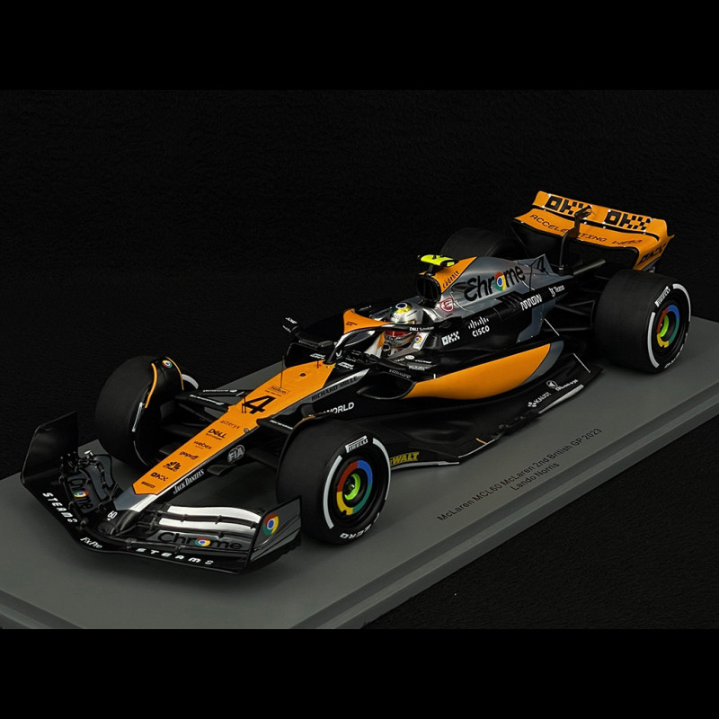 Solido 1/18 – McLaren MCL60 (Lando Norris) 2e Place British GP 2023 – Neuve Sous Boîte