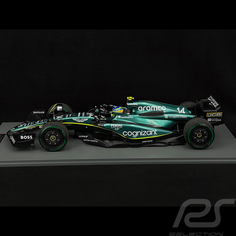 Fernando Alonso Aston Martin AMR23 n° 14 2ème GP Monaco 2023 1/12 Spark 12S038