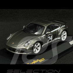 Porsche 911 Turbo S Type 992 2024 50 Ans Anniversaire Vert Aventurine 1/43 Minichamps WAP0201670SHDP