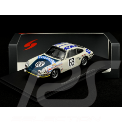 Porsche 911 T n° 63 24h Le Mans 1969 1/43 Spark S9750