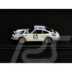 Porsche 911 T n° 63 24h Le Mans 1969 1/43 Spark S9750