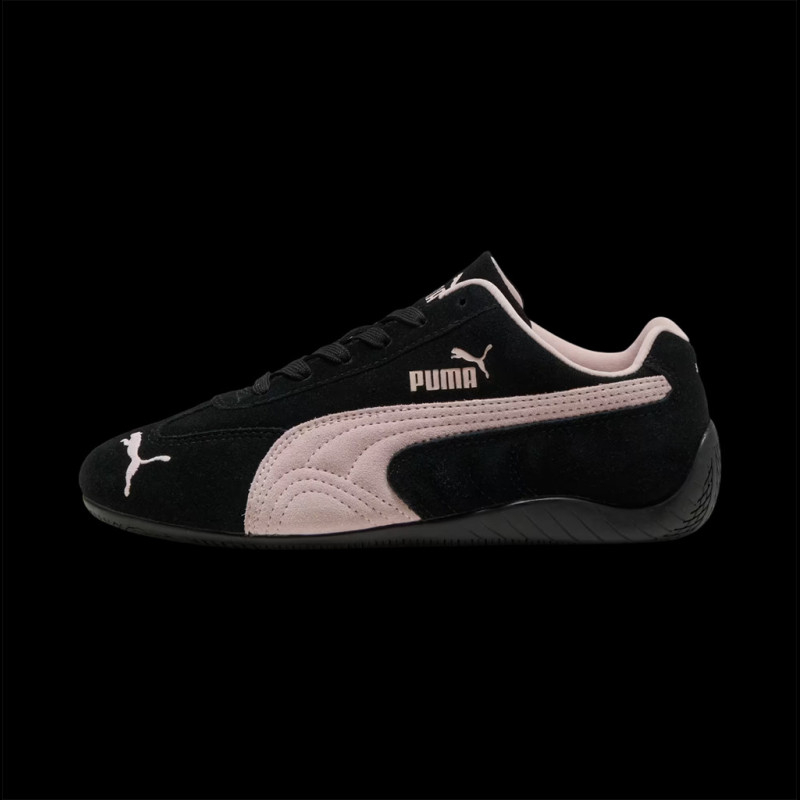 靴 PUMA SPEED CAT black pink Puma Speedcat Women's Black Pink Logo Sneakers - E-SEVEN STORE