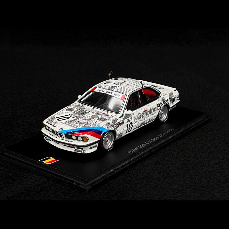 Spark 1:43 BMW 635 CSi #1 ganador 24h Nürburgring 1985 Auto Budde Team