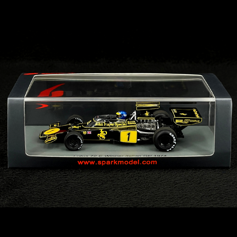 Miniature Spark 1/43 Lotus 72E N°6 Jacky Ickx GP Espagne 1975, Neuve