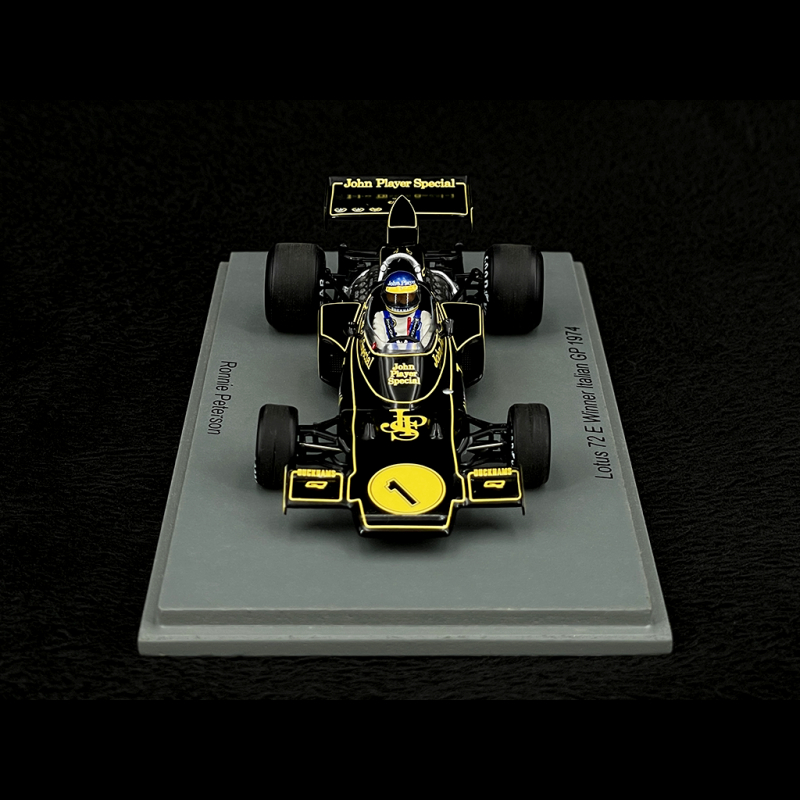 Ronnie Peterson Lotus 72E n° 1 Winner GP Italy 1974 1/43 Spark S7156