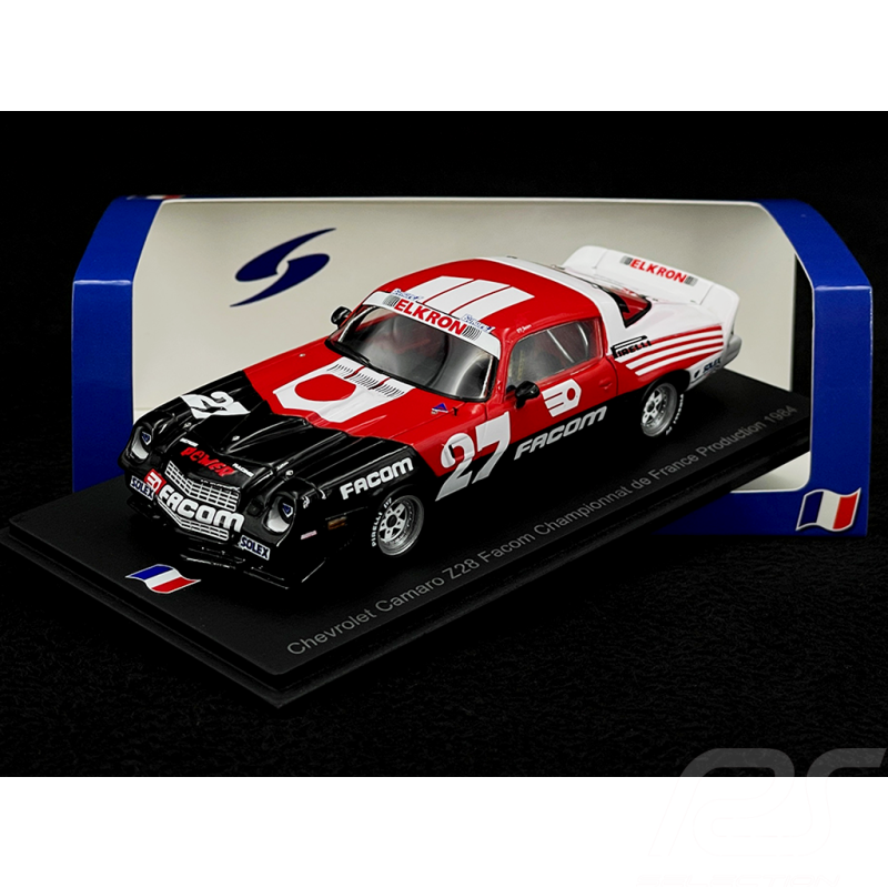 Jean-Pierre Jarier Chevrolet Camaro Z 28 n° 27 French Production Championship 1985 1/43 Spark SF004