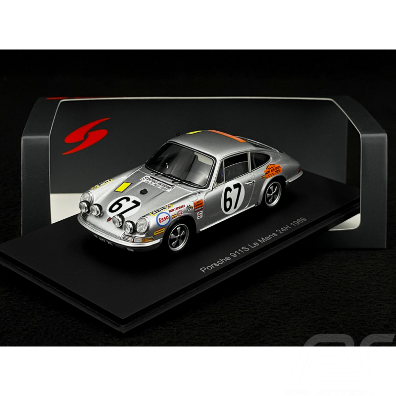 Porsche 911 S n° 67 24h Le Mans 1969 1/43 Spark S9745