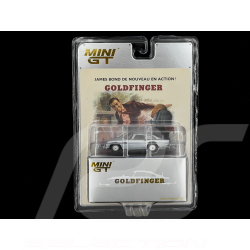 Aston Martin DB5 1965 James Bond Goldfinger Version Française Argent 1/64 Mini GT MGT00900-007F