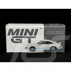 Porsche 911 Carrera RS 2.7 1974 White Grand Prix 1/64 Mini GT MGT00715-L