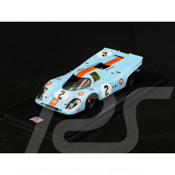 Porsche 917 K Gulf n° 2 4ème 12h Sebring 1971 1/43 Spark US345