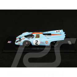 Porsche 917 K Gulf n° 2 4th 12h Sebring 1971 1/43 Spark US345
