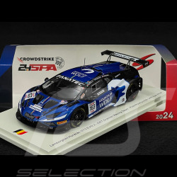Lamborghini Huracan GT3 Evo 2 n° 163 5ème 24h Spa 2024 1/43 Spark SB782